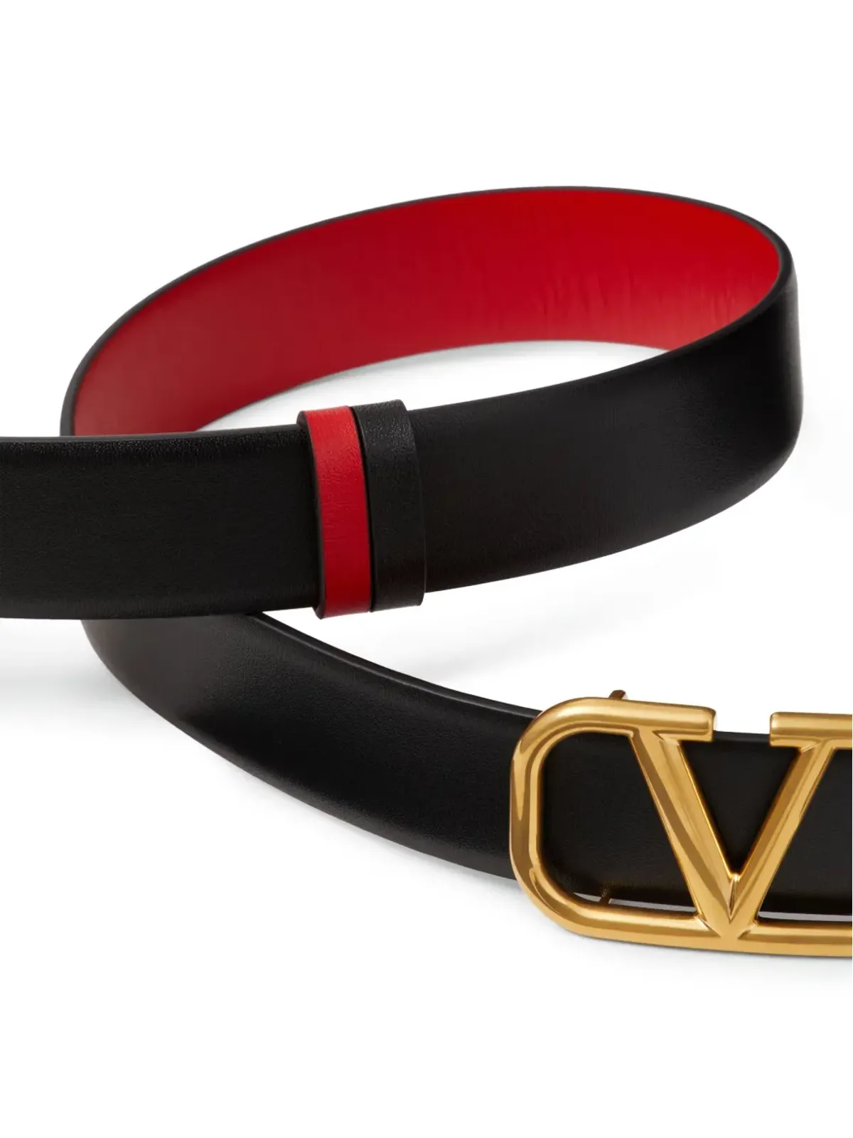 Valentino Garavani VLogo Signature リバーシブルベルト - ブラック - 画像4