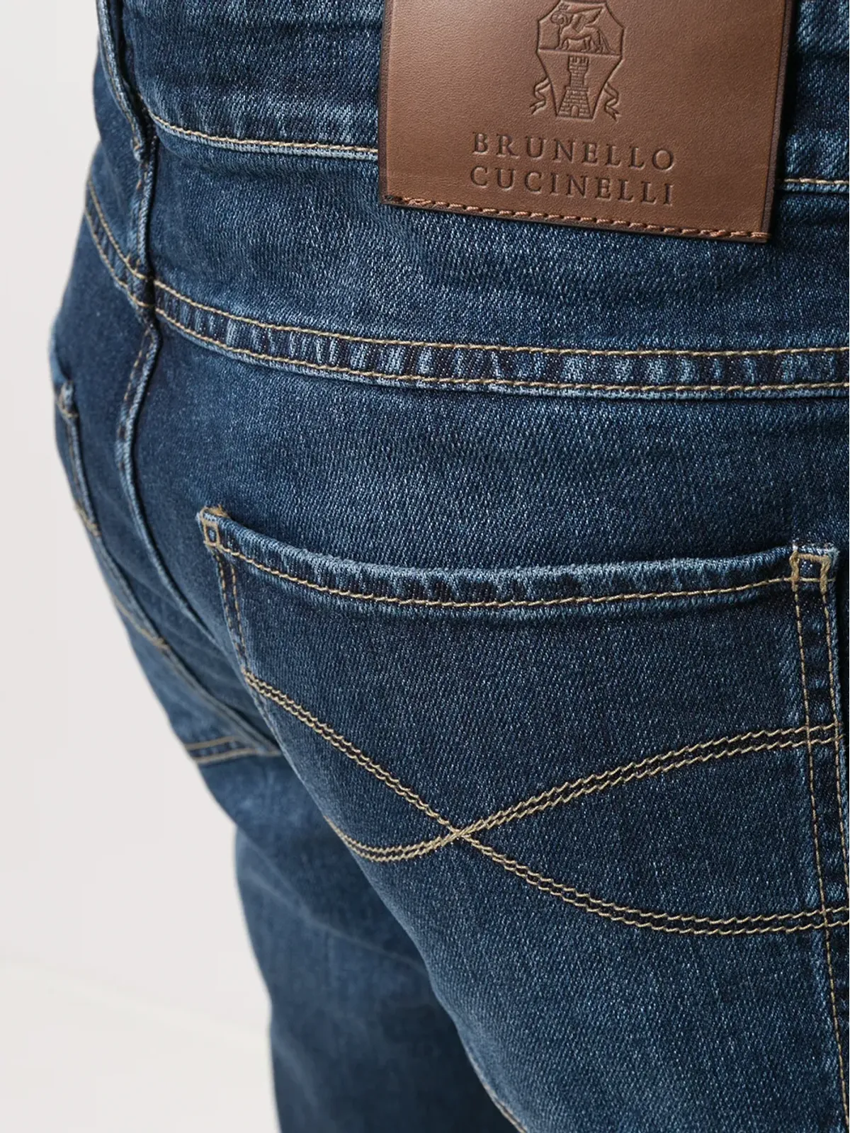 Brunello Cucinelli スリムフィット・ストーンウォッシュドジーンズ - 画像5