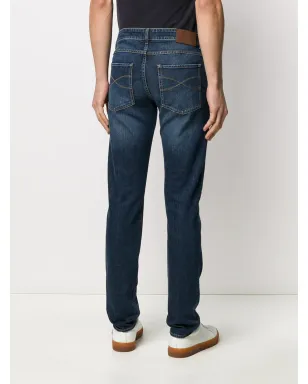 Brunello Cucinelli スリムフィット・ストーンウォッシュドジーンズ - サムネイル4