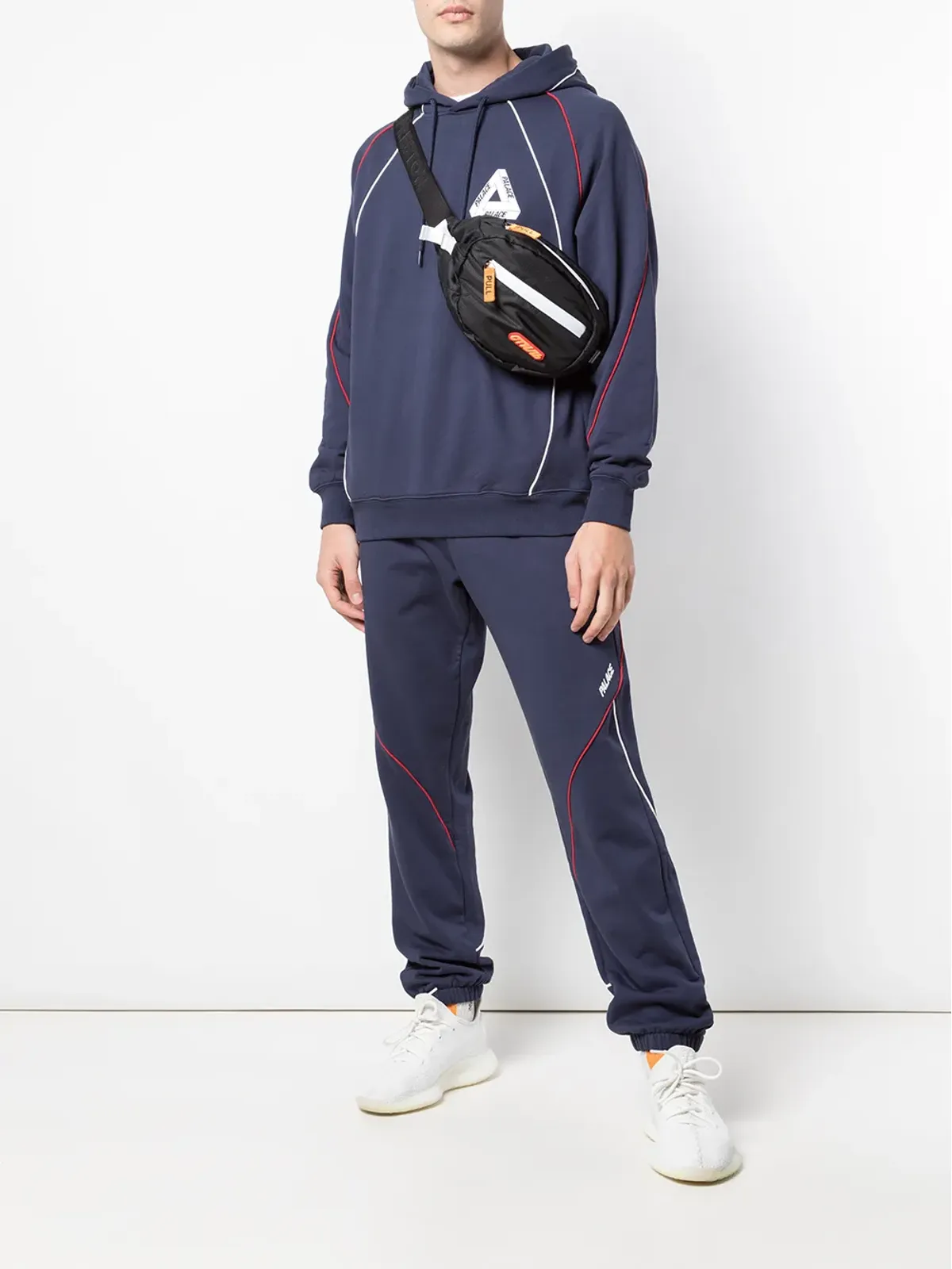 Palace サイドワインダー ロゴプリント パーカー - 画像2