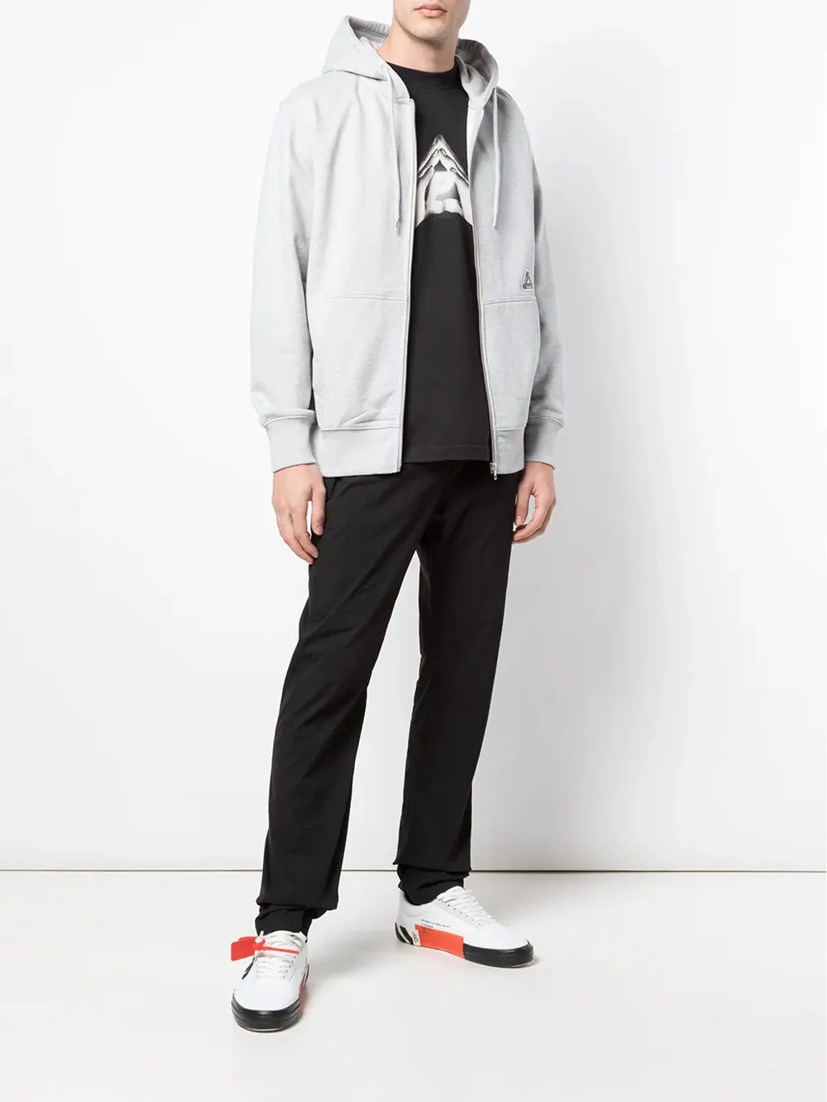 Palace Sofarジップフーディー - グレー - 画像2