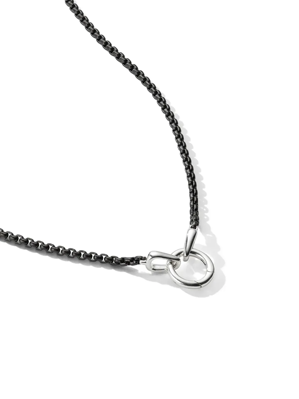 David Yurman スムース アミュレット ボックスチェーン ネックレス - 画像4