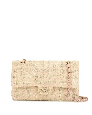 CHANEL ビンテージ 2006 ツイード ダブルフラップ ショルダーバッグ - マルチカラー - サムネイル1