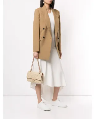 CHANEL ビンテージ 2006 ツイード ダブルフラップ ショルダーバッグ - マルチカラー - サムネイル2