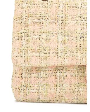 CHANEL ビンテージ 2006 ツイード ダブルフラップ ショルダーバッグ - マルチカラー - サムネイル4