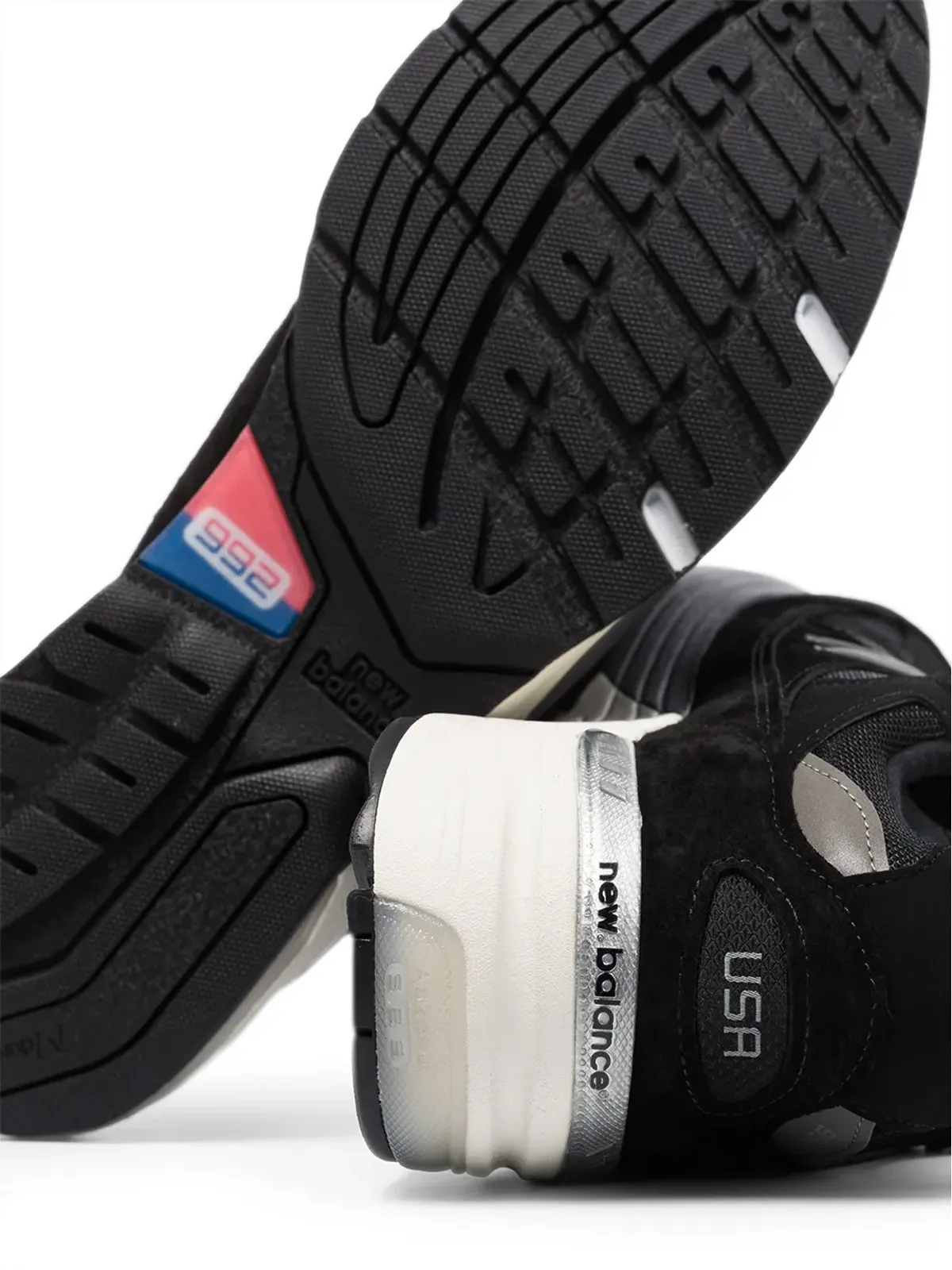 New Balance 992 ローカットスニーカー - ブラック - 画像2