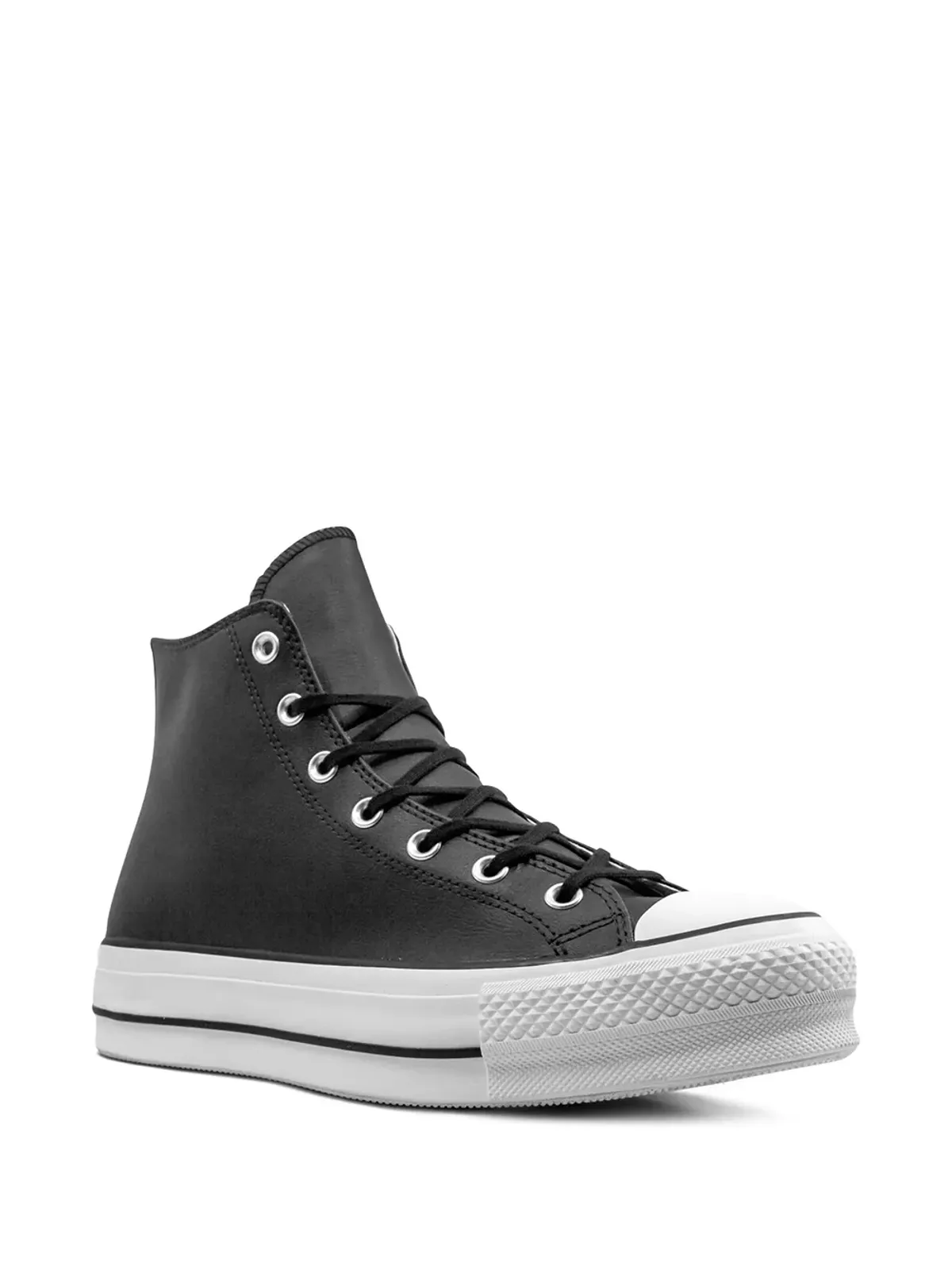 Converse CTAS Lift Clean Hi スニーカー ブラック - 画像2