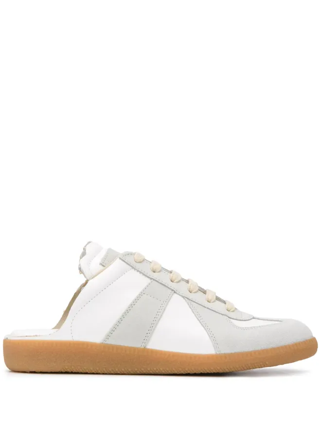 Maison Margiela Maison Margiela Replica レザー スリップオンスニーカー - ホワイトの商品画像