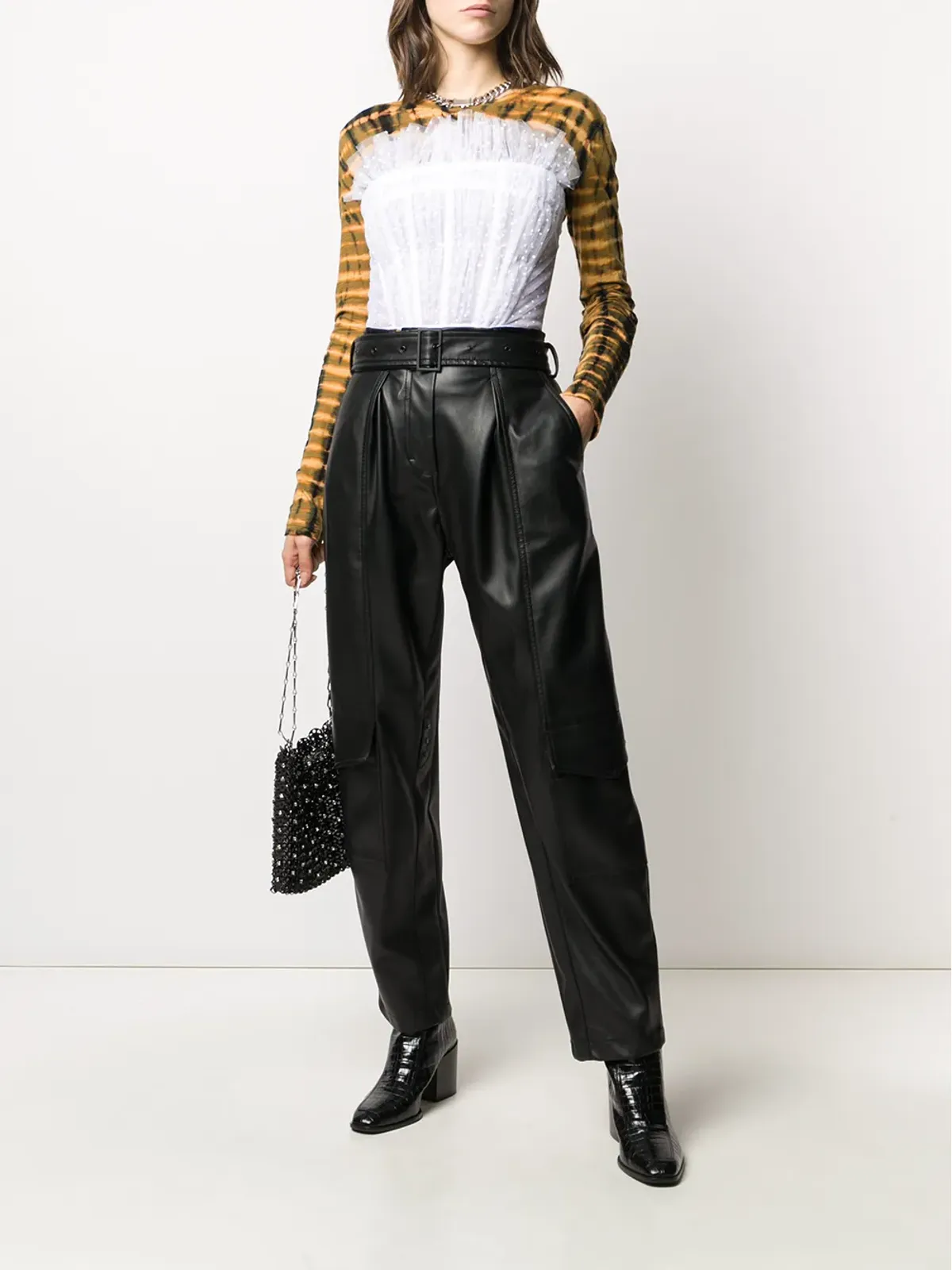 Philosophy Di Lorenzo Serafini クロップドチュールビスチェ - 画像2