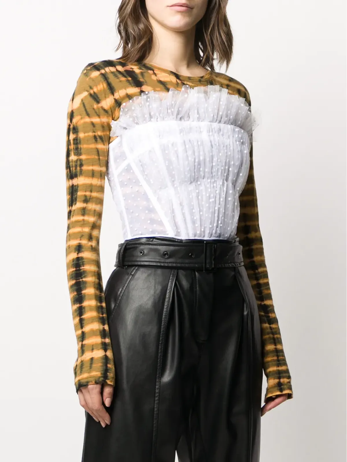 Philosophy Di Lorenzo Serafini クロップドチュールビスチェ - 画像3