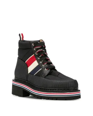Thom Browne トリコロールストライプ ハイキングブーツ - サムネイル2