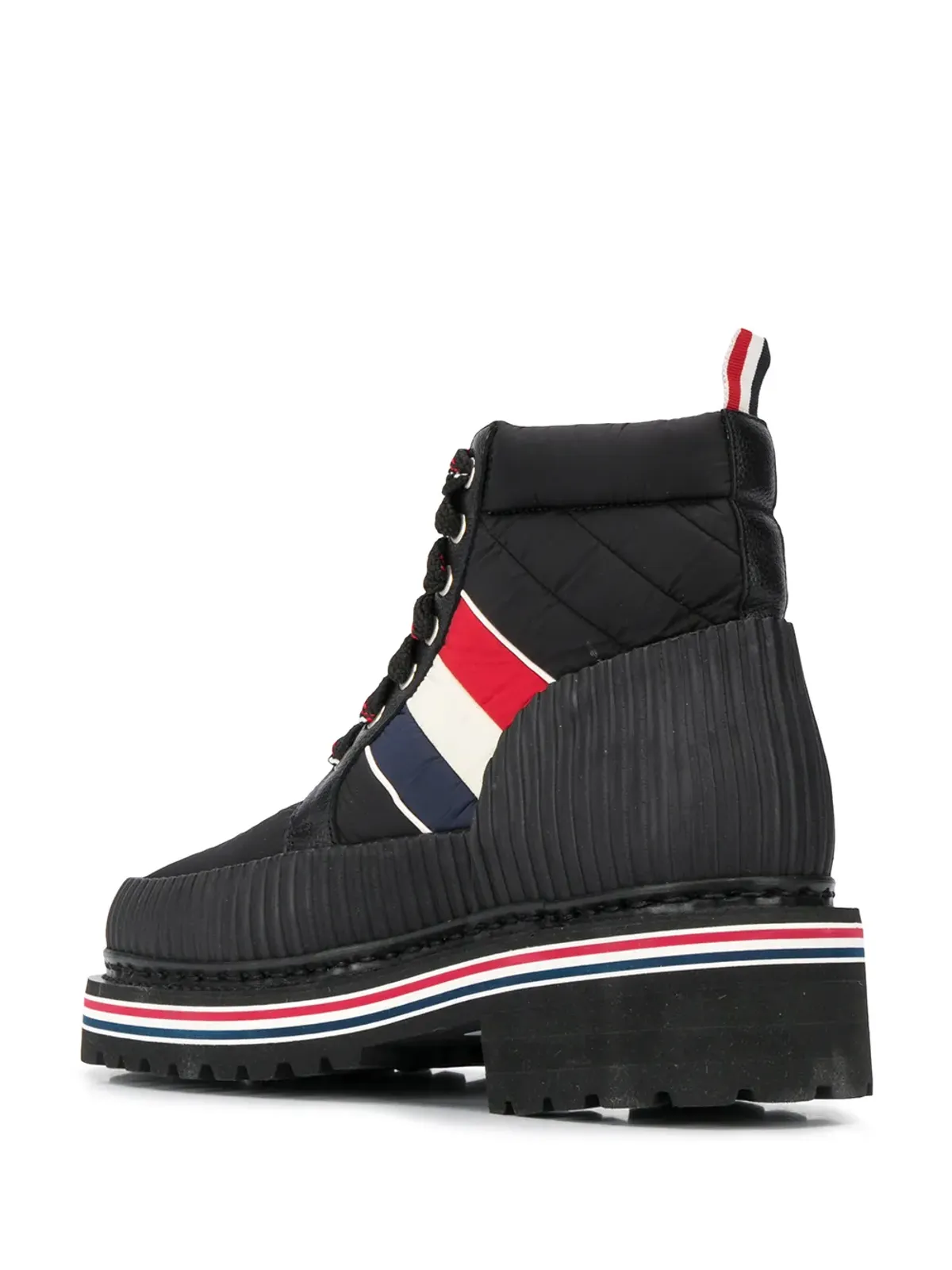 Thom Browne トリコロールストライプ ハイキングブーツ - 画像3