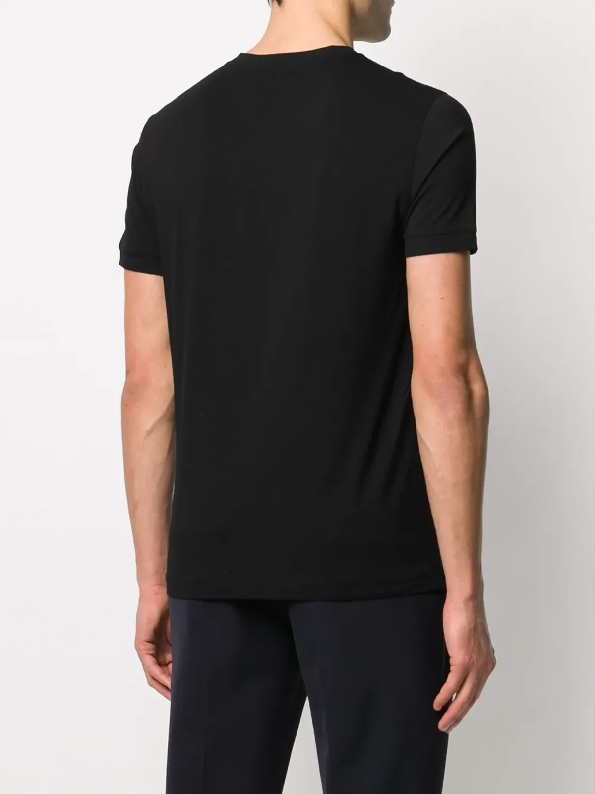 Giorgio Armani ロゴプリント スリムフィットTシャツ - 画像4