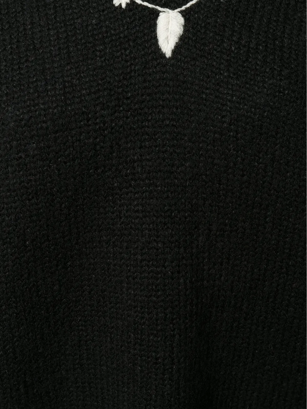 Mes Demoiselles 刺繍デザインのニットセーター - 画像5