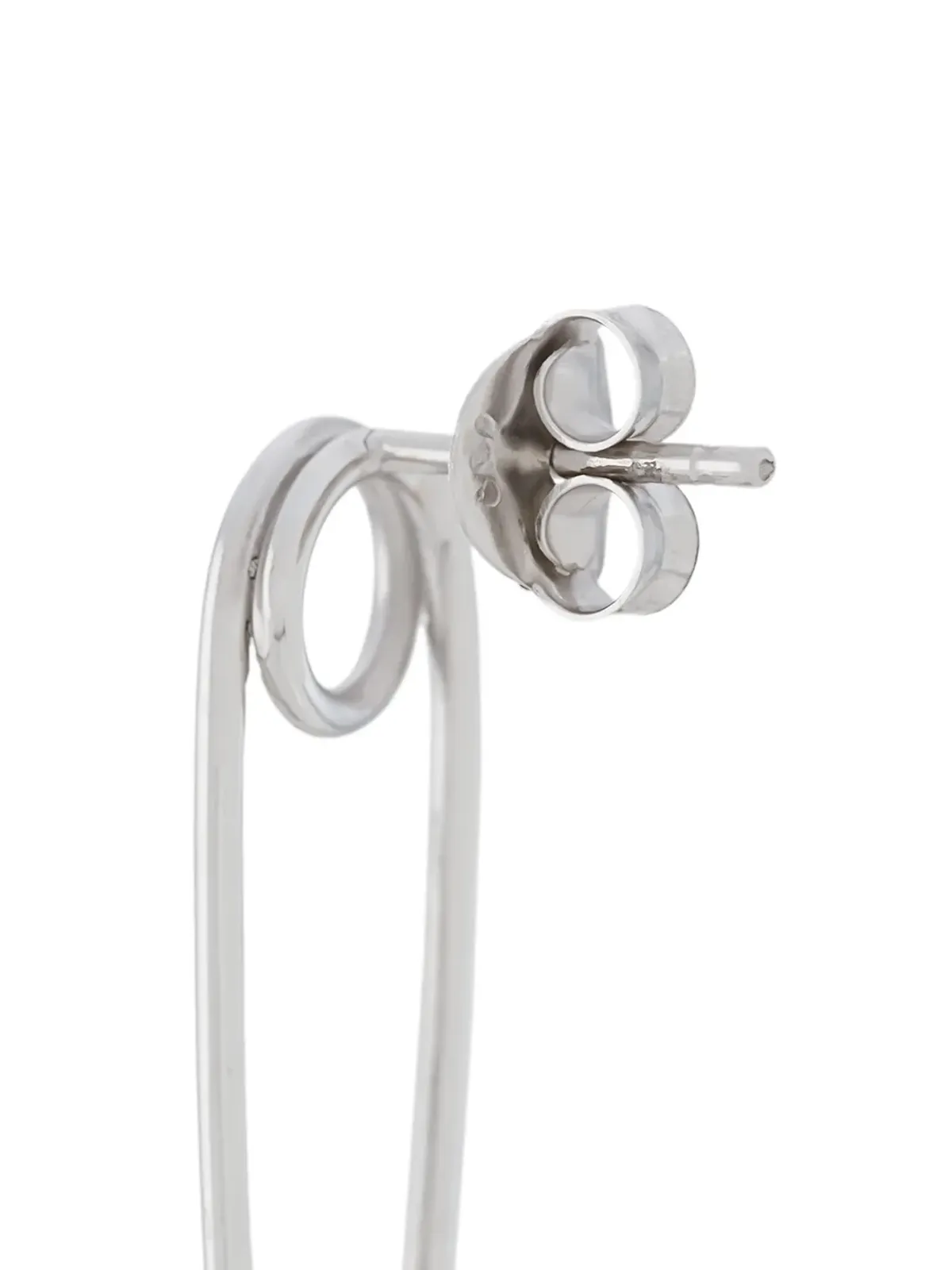 True Rocks セーフティピンスタッドピアス - Silver - 画像3