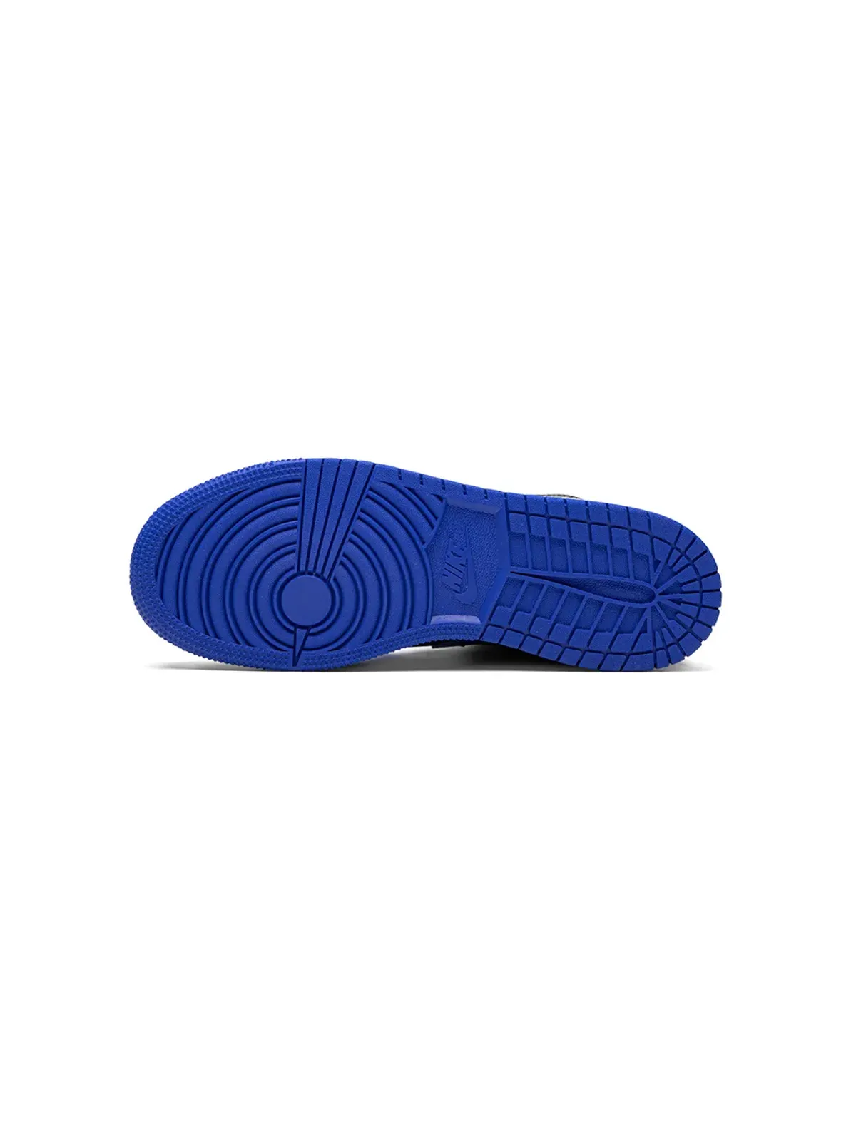 Jordan Kids エアジョーダン 1 ミッド ブラックロイヤル スニーカー - 画像4