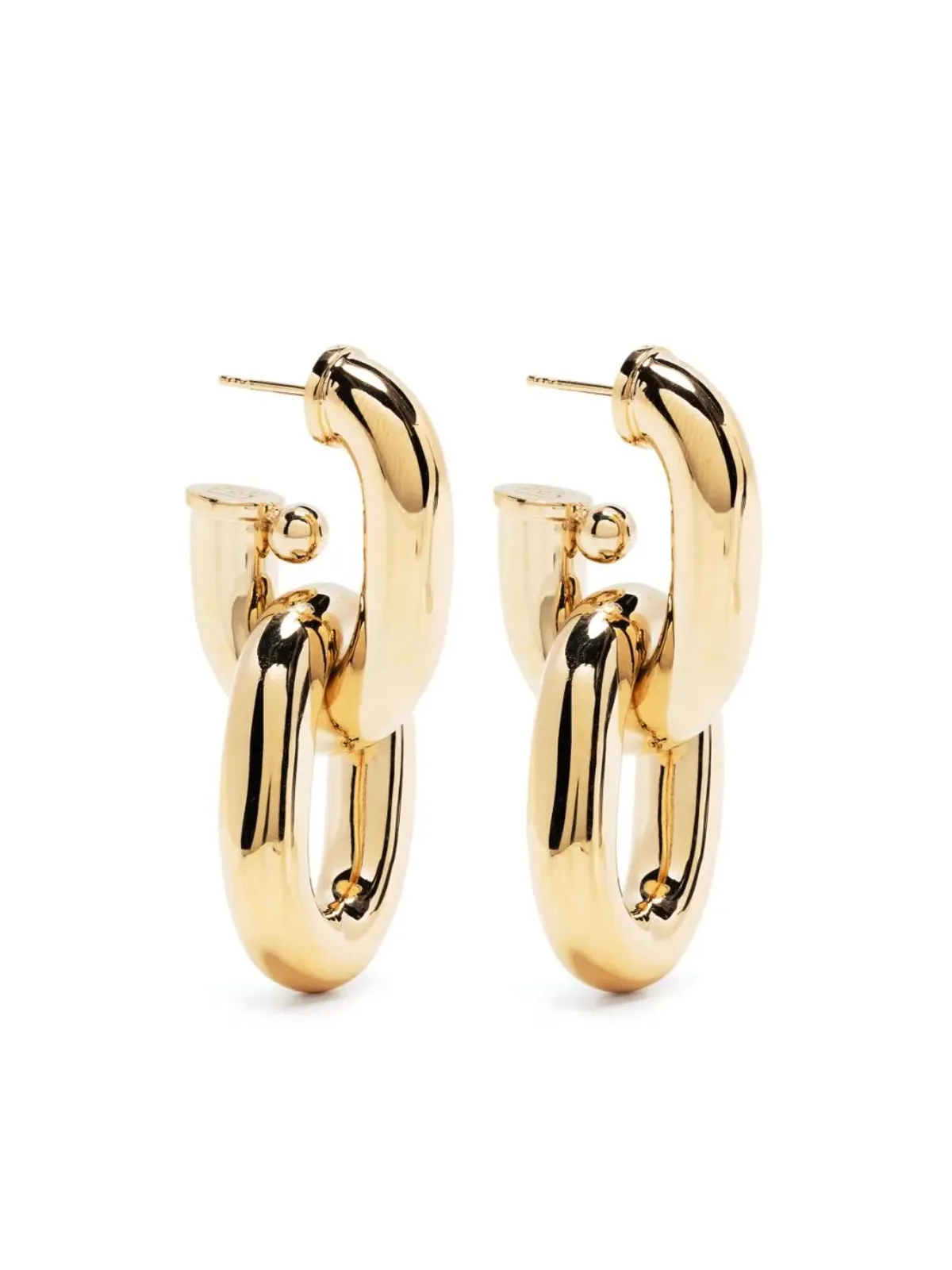 Rabanne chain link earrings - Gold - 画像2