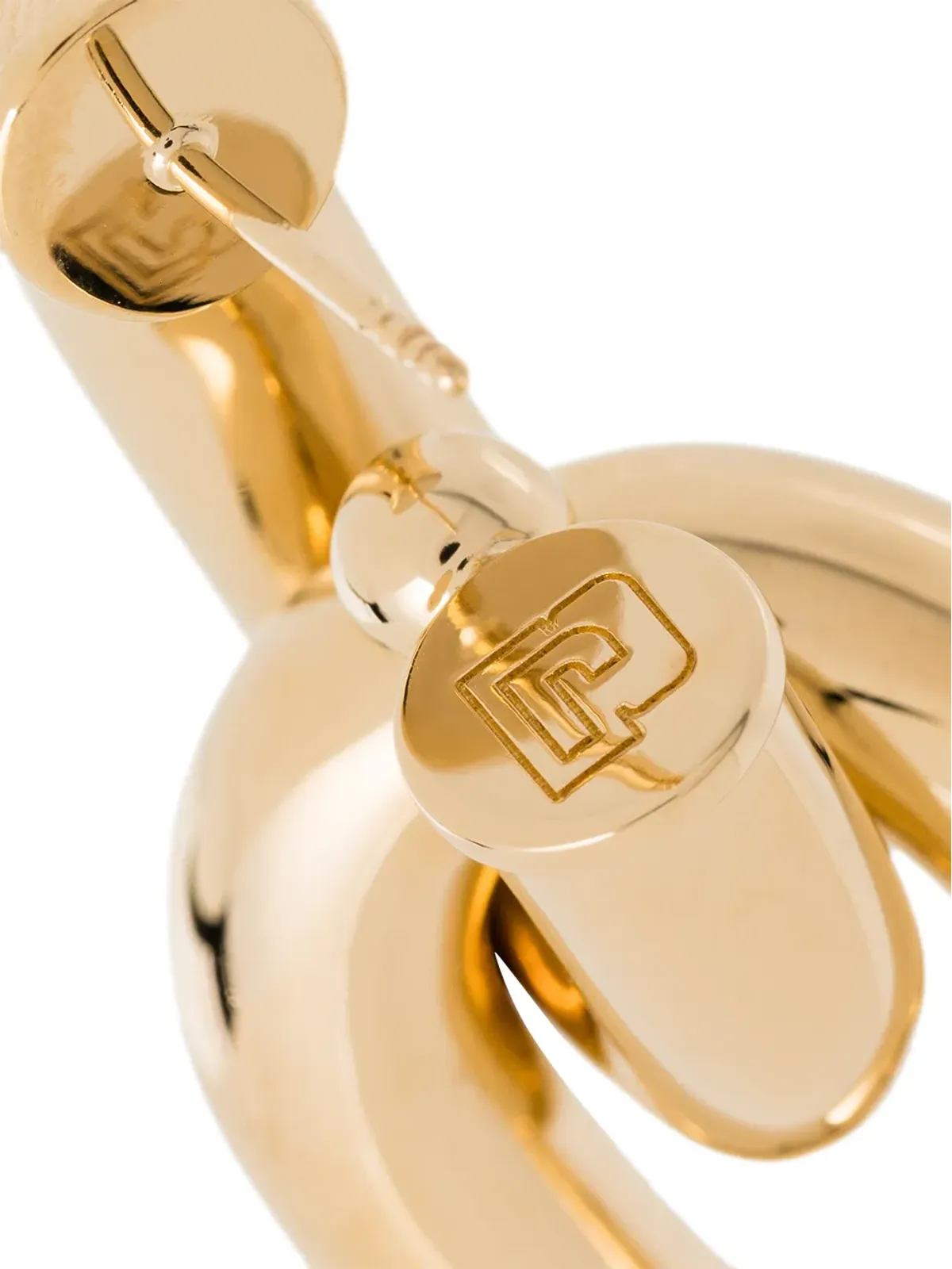 Rabanne chain link earrings - Gold - 画像3