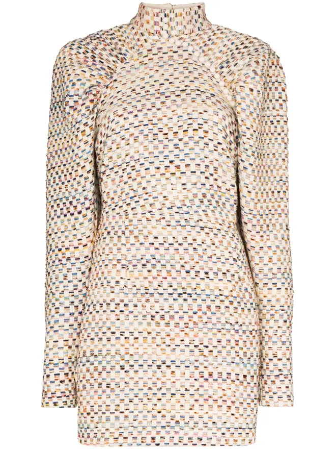 ROTATE BIRGER CHRISTENSEN ROTATE BIRGER CHRISTENSEN キム パフスリーブ ミニドレスの商品画像