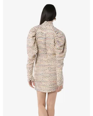 ROTATE BIRGER CHRISTENSEN キム パフスリーブ ミニドレス - サムネイル4