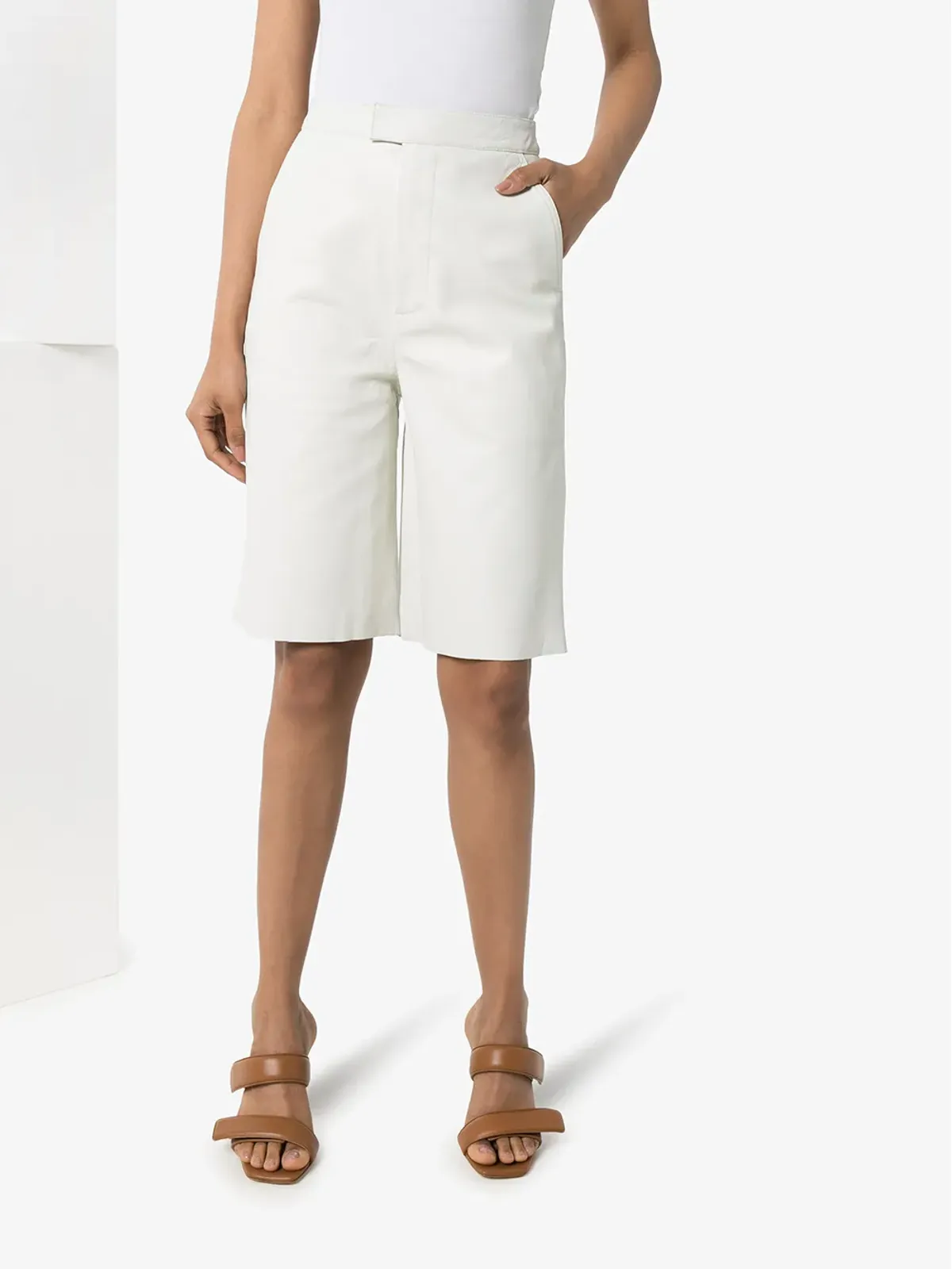 REMAIN Manu shorts - White - 画像2