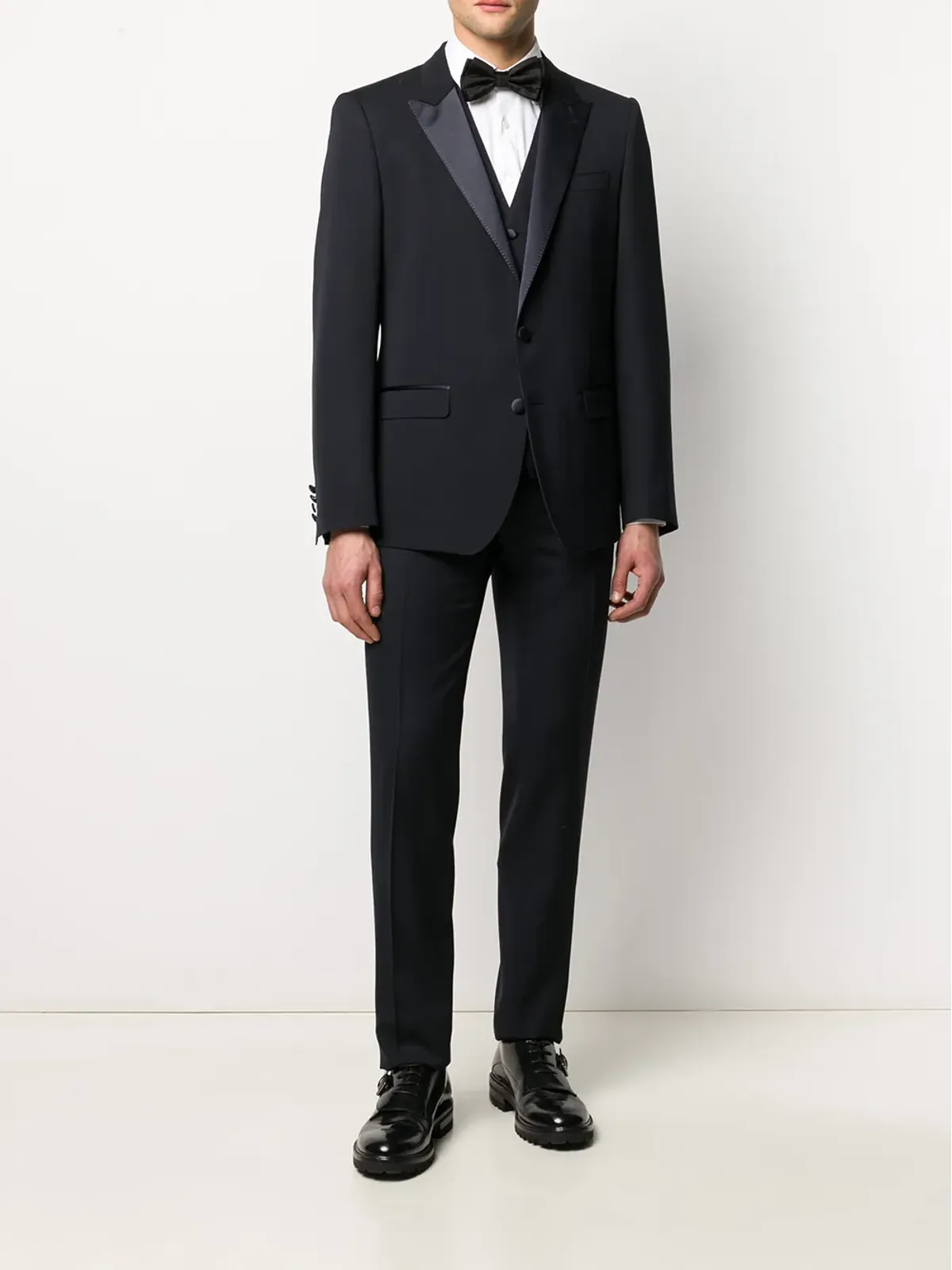 Dolce & Gabbana マルティーニフィット ウール-シルク タキシードスーツ - ブルー - 画像2
