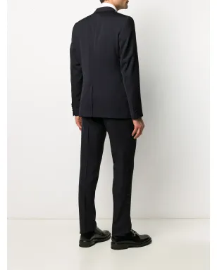 Dolce & Gabbana マルティーニフィット ウール-シルク タキシードスーツ - ブルー - サムネイル4