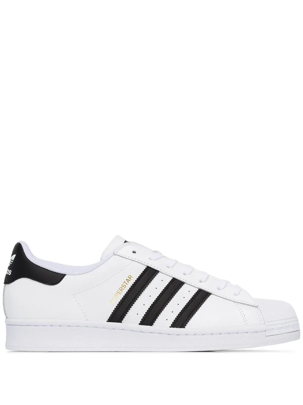 adidas スーパースター ホワイト/ブラック スニーカー - 画像1