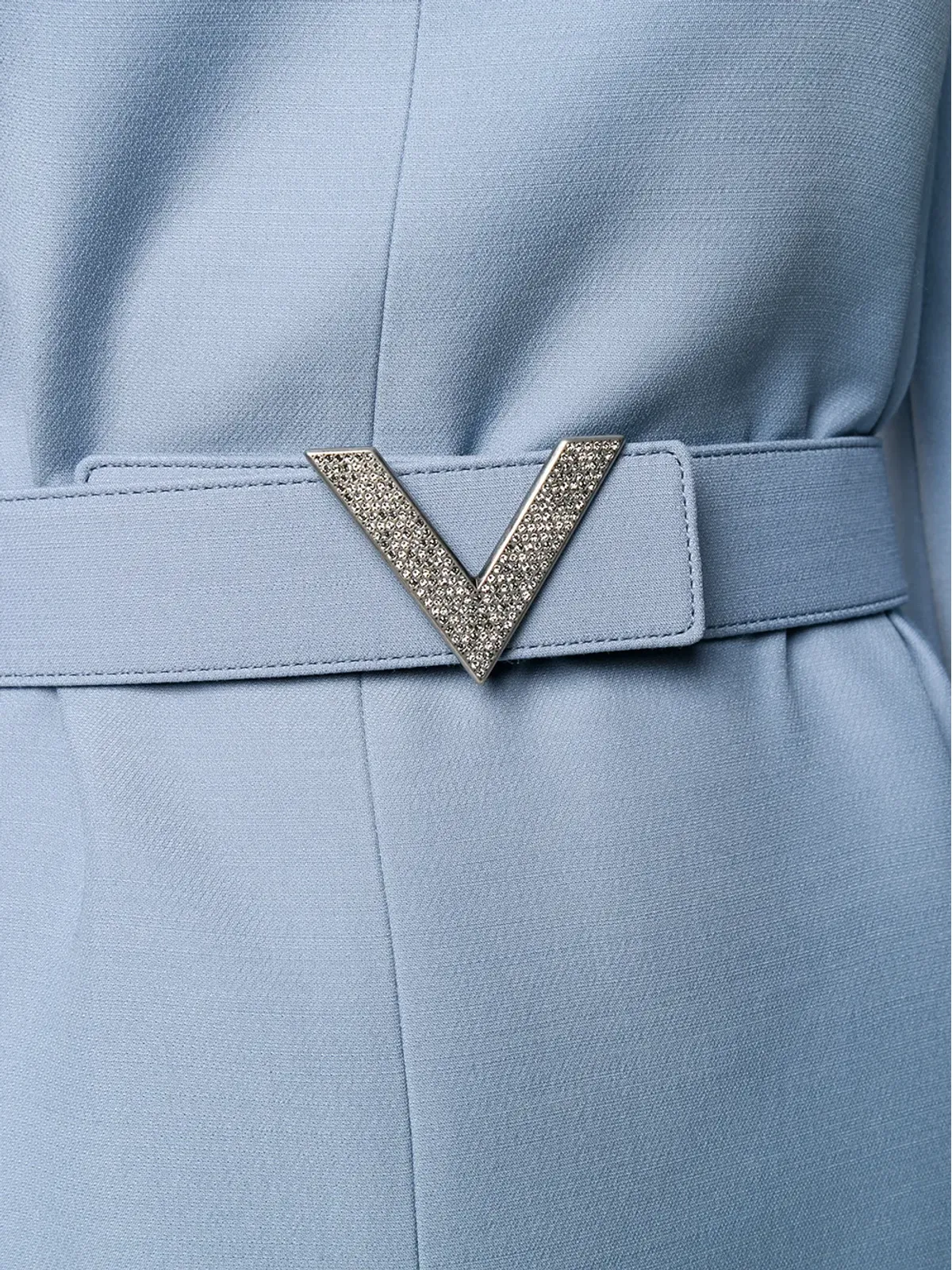 Valentino Garavani Vベルト付きドレス - 画像5
