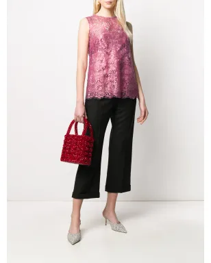 Dolce & Gabbana 花柄レースのノースリーブブラウス - サムネイル2