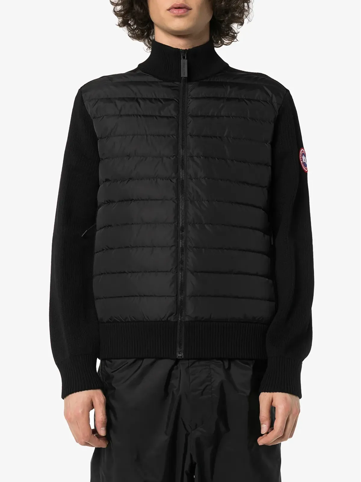 Canada Goose ハイブリッジ ウールパネル入りパデッドジャケット - 画像3