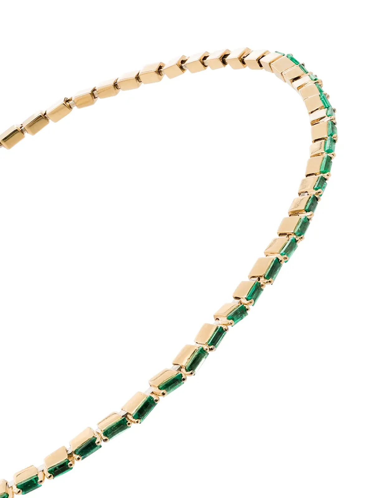 Suzanne Kalan エメラルド チョーカー 18K イエローゴールド - 画像3