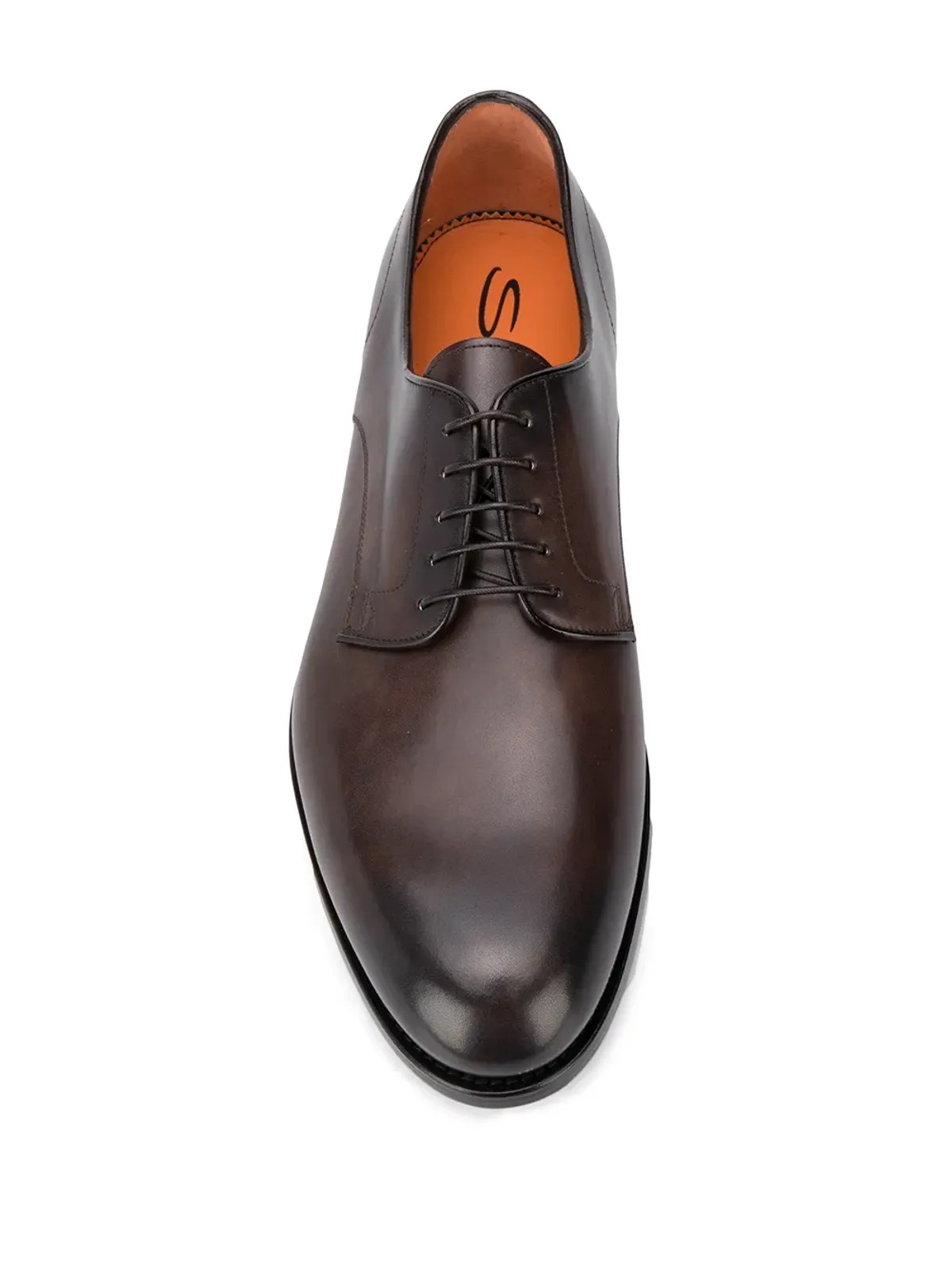 Santoni レースアップ ロー・ヒール ダービーシューズ - 画像4
