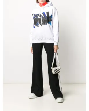 Off-White graphic logo print hoodie - サムネイル2