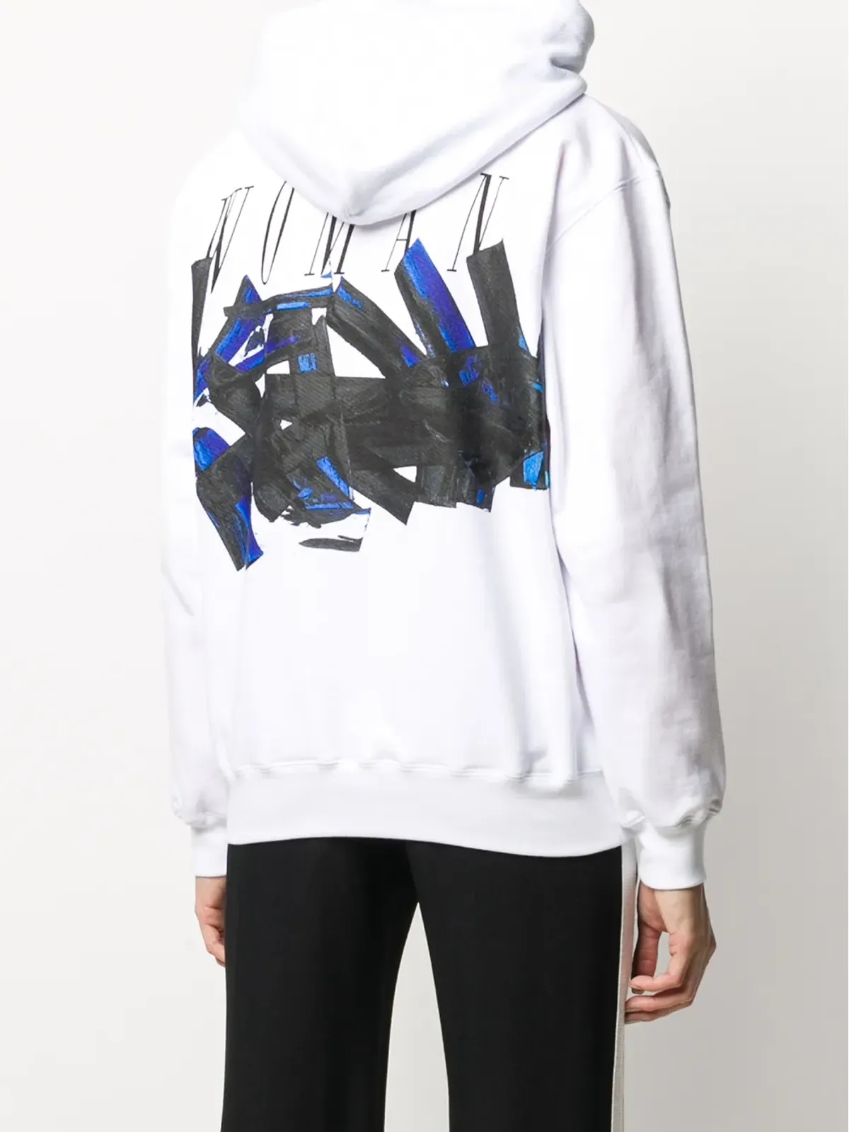 Off-White graphic logo print hoodie - 画像4