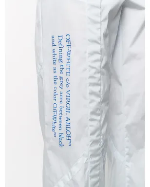 Off-White パネルド・パラッツォパンツ - ブルー - サムネイル5
