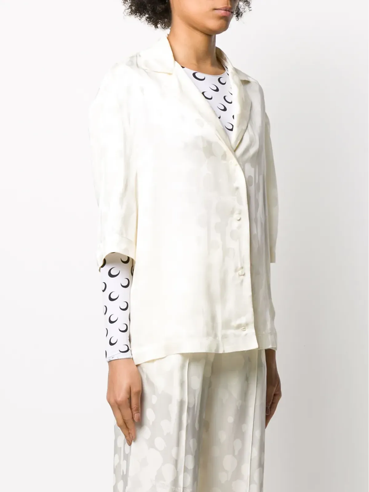 Off-White スプラター風ドットトップス - 画像3