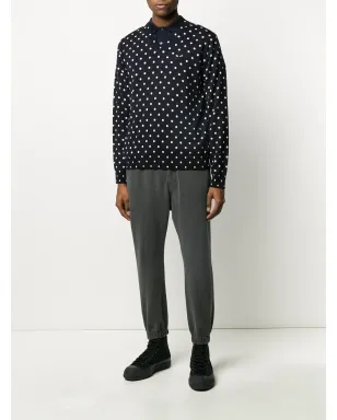 Comme Des Garçons ポルカドット柄 Vネックセーター - サムネイル2