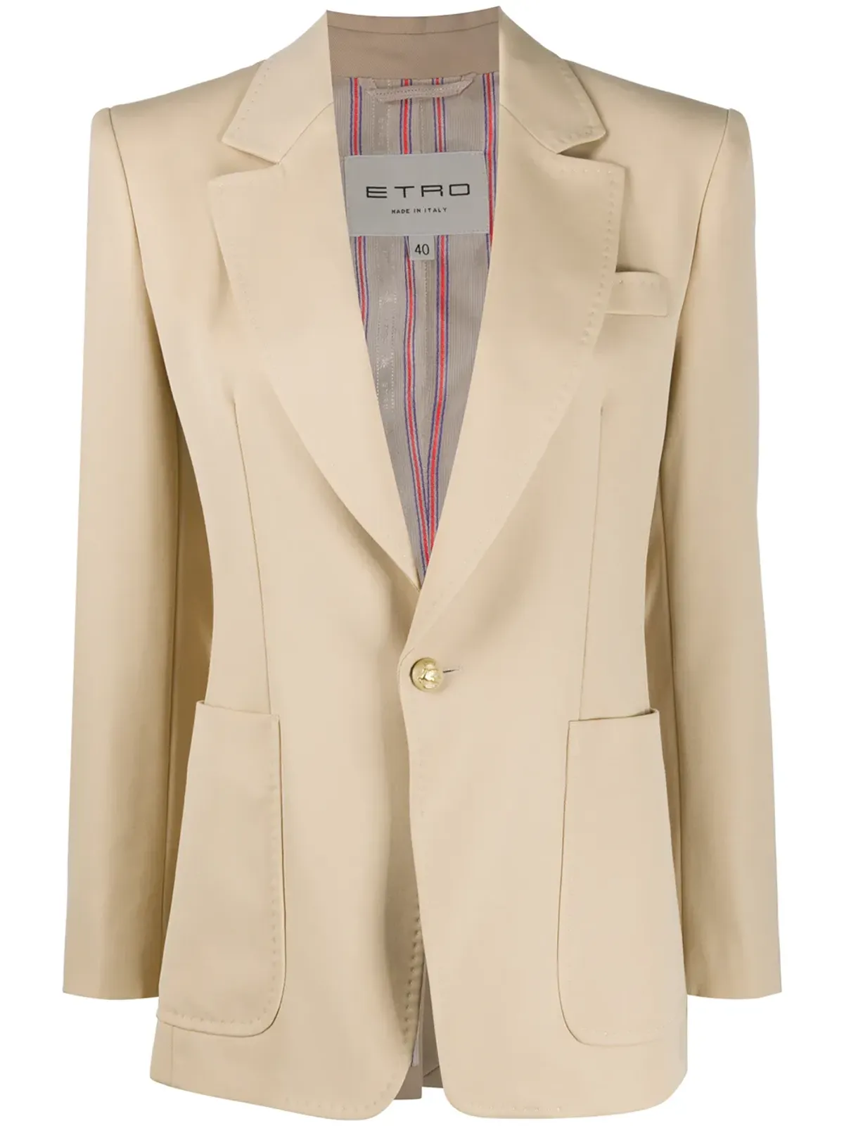 ETRO シングルブレスト テーラードブレザー - 画像1