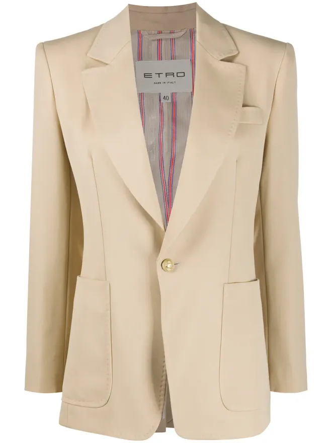 ETRO ETRO シングルブレスト テーラードブレザーの商品画像