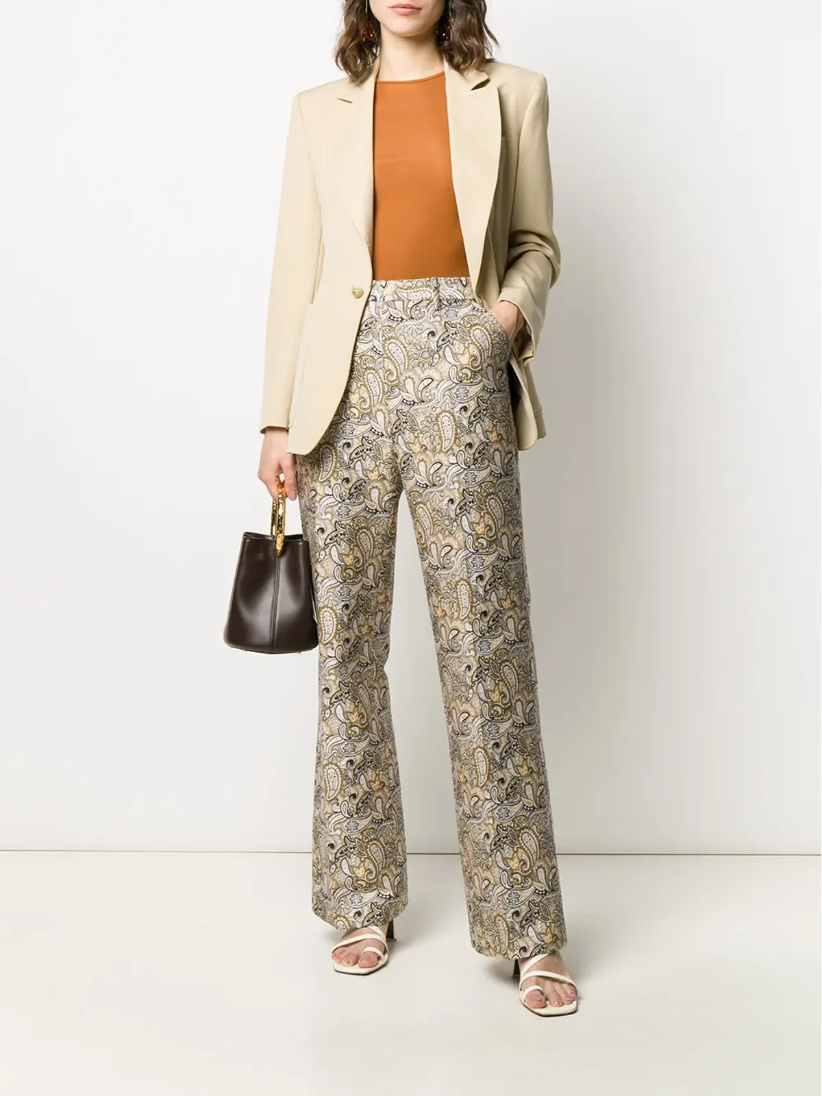 ETRO シングルブレスト テーラードブレザー - 画像2