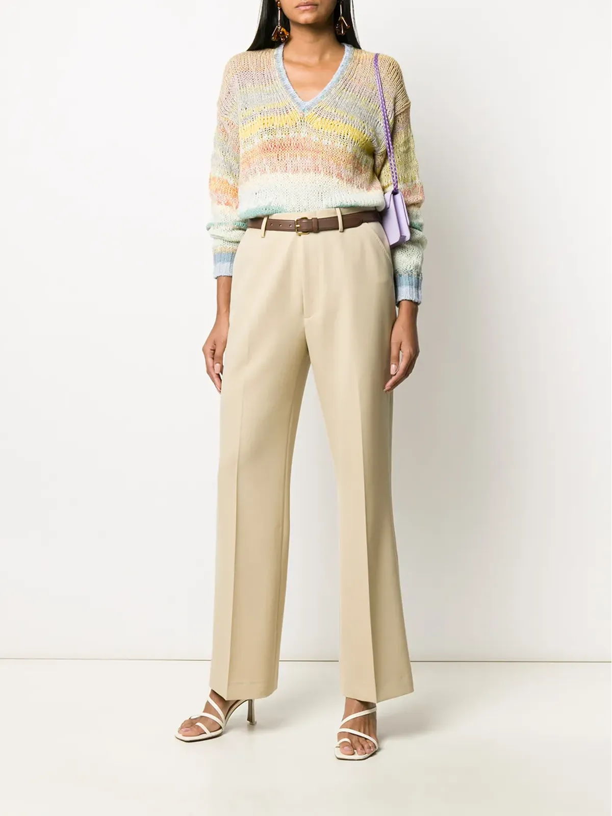 ETRO ワイドレッグ テーラードパンツ - 画像2