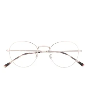 Ray-Ban 丸型フレーム眼鏡（シルバー） - サムネイル1