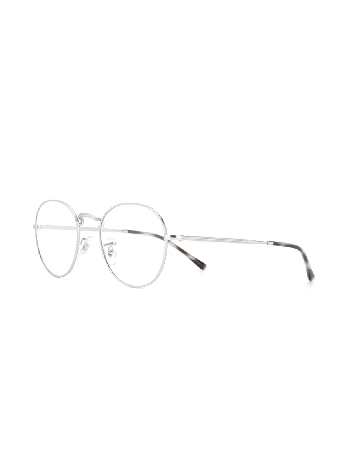 Ray-Ban 丸型フレーム眼鏡（シルバー） - 画像2