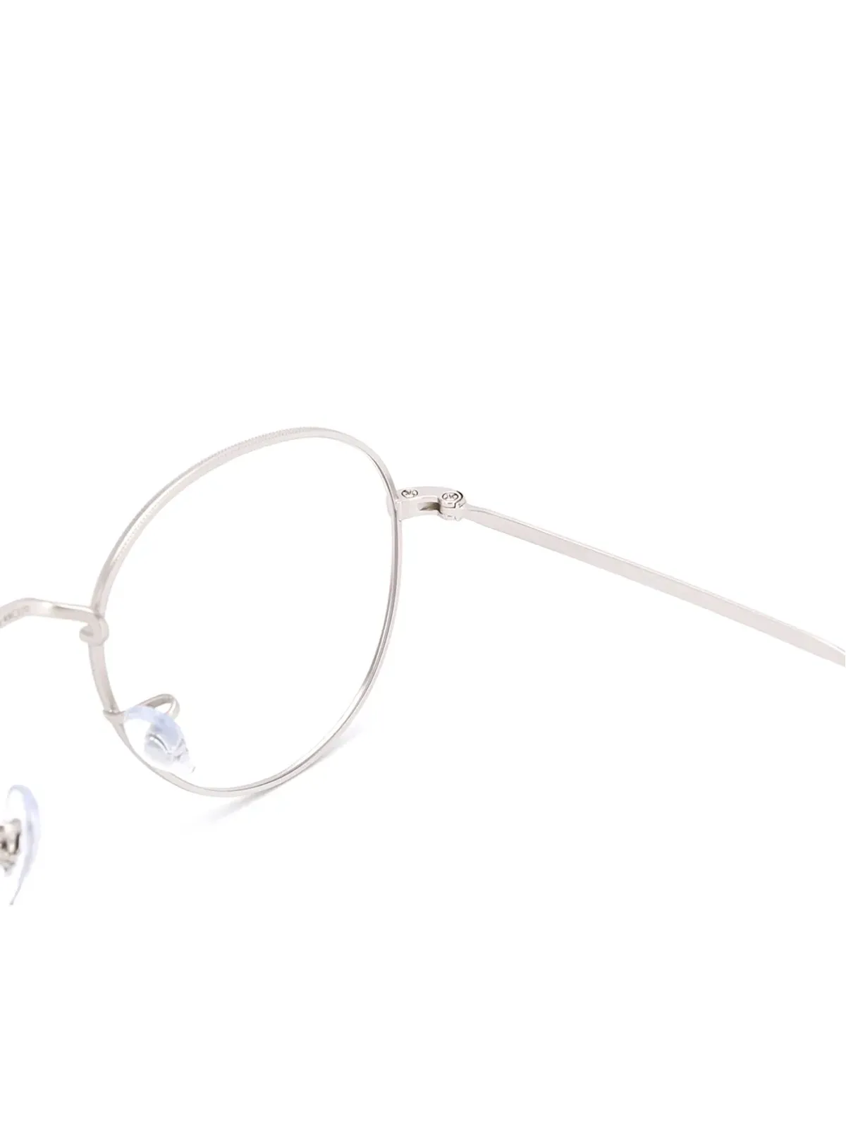 Ray-Ban 丸型フレーム眼鏡（シルバー） - 画像3