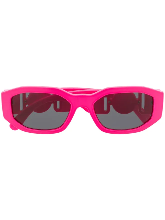Versace Eyewear Versace Eyewear Medusa Biggie オーバルフレーム サングラス - ピンクの商品画像