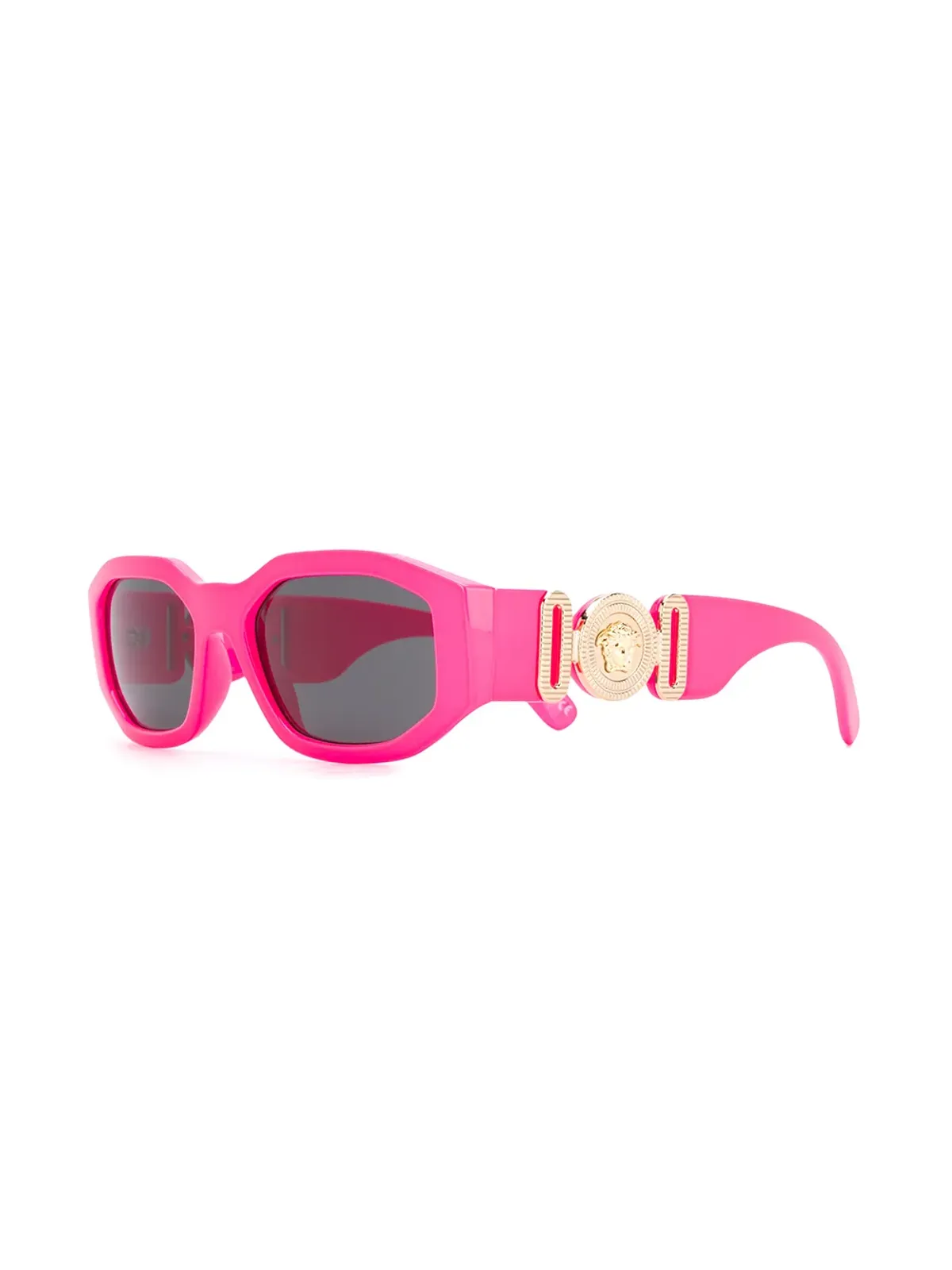 Versace Eyewear Medusa Biggie オーバルフレーム サングラス - ピンク - 画像2