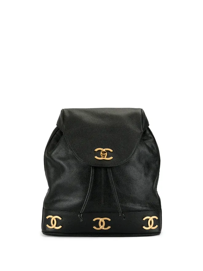 CHANEL Pre-Owned CHANEL Pre-Owned 1992 トリプルCCロゴバックパックの商品画像