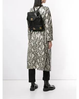 CHANEL Pre-Owned 1992 トリプルCCロゴバックパック - サムネイル2