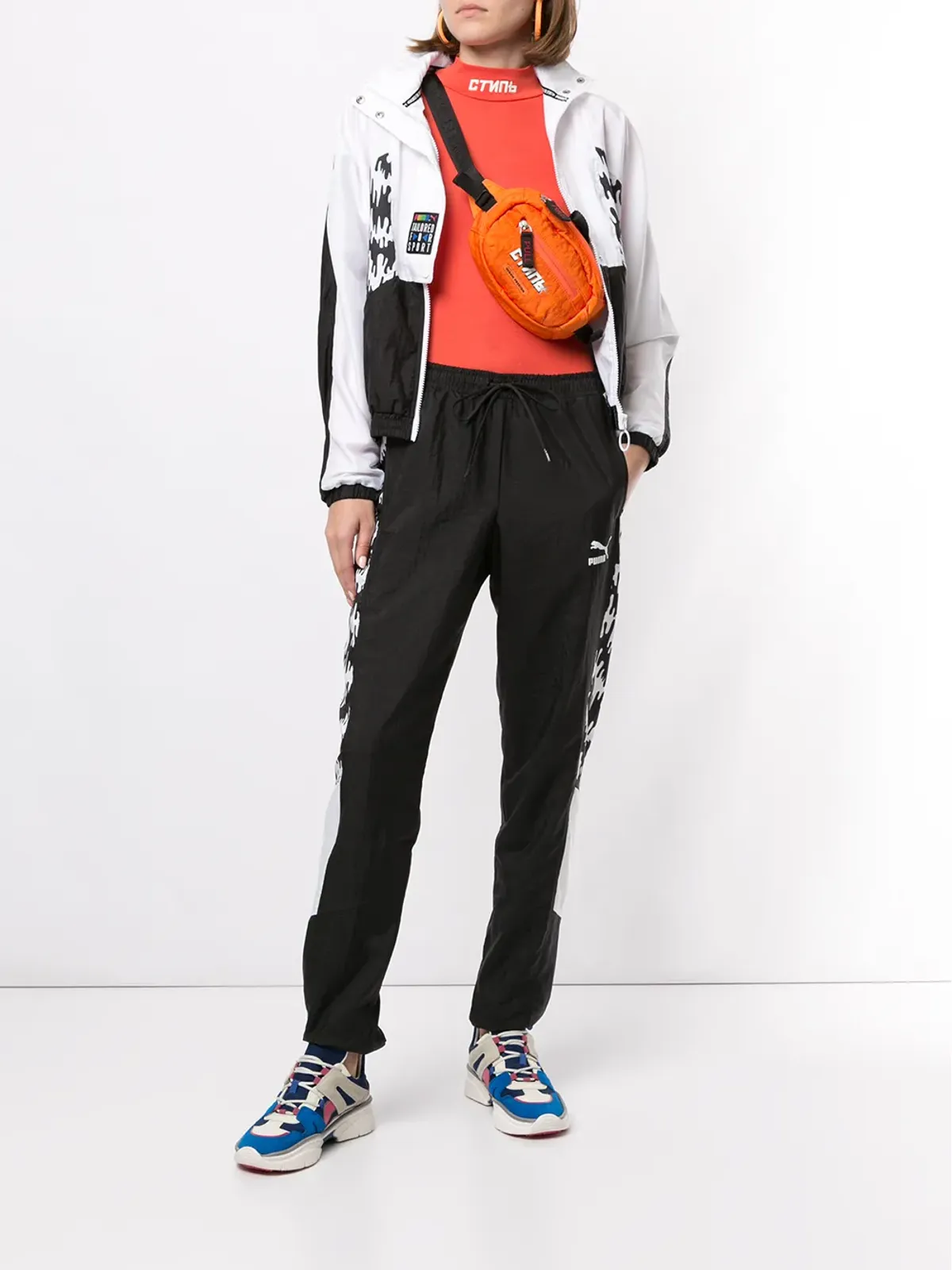 PUMA アブストラクトプリント ウィンドブレーカー - 画像2
